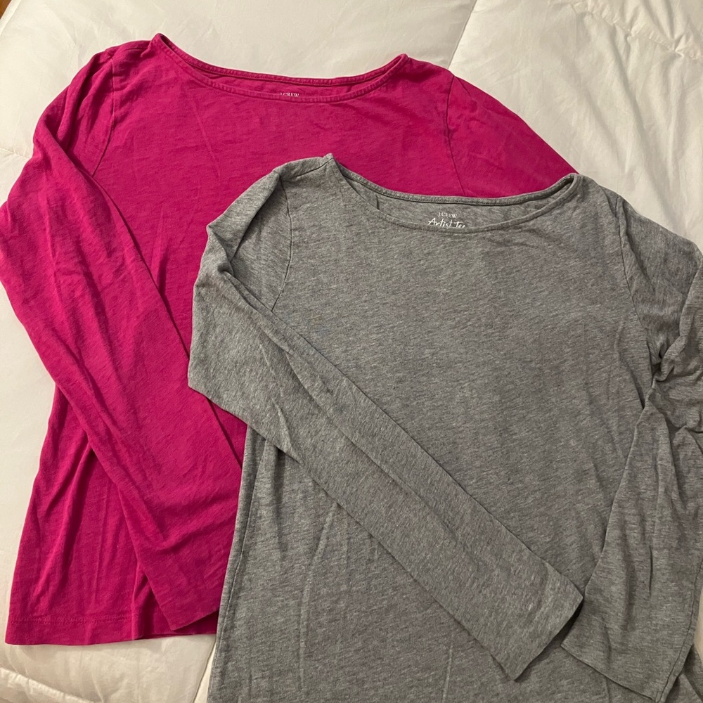 JCrew long sleeve cotton shirts - size M